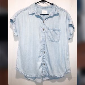 American Eagle jean shirt